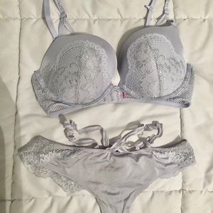 La Senza fishnet detailed bra (Beyond Sexy pushup)